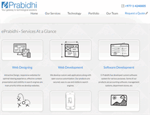 Tablet Screenshot of eprabidhi.com